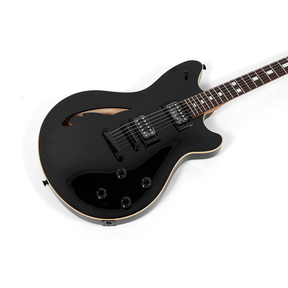 EVH SA126 Standard Electric Guitar Piano Black 197881451028 OB