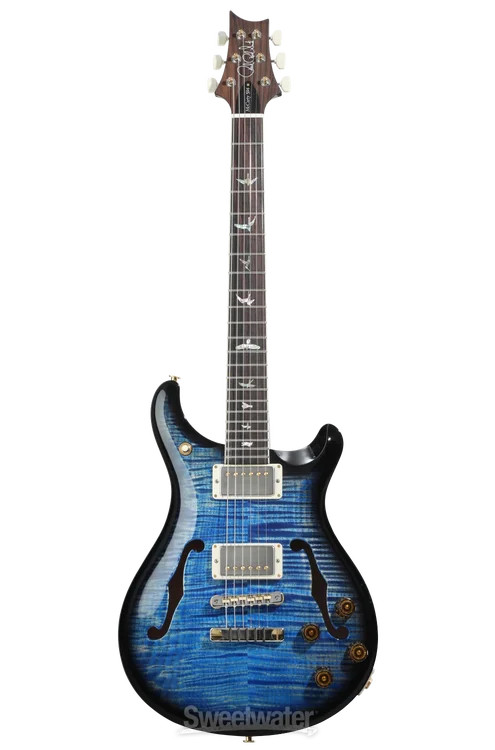 PRS McCarty 594 Hollowbody II 10-Top Electric Guitar – Faded Blue Jean