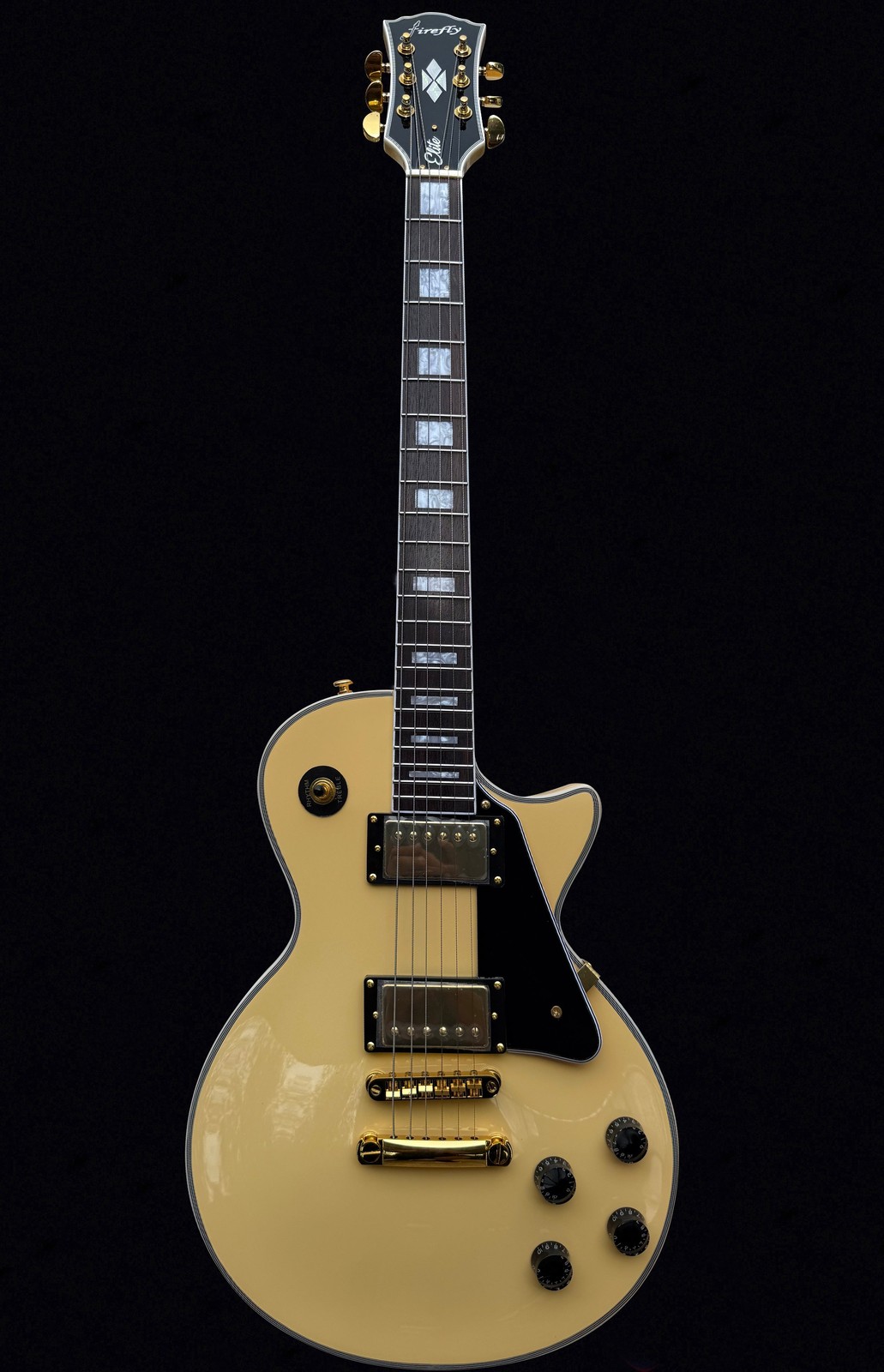 Firefly FFSPS LP Style Electric Guitar Cream Yellow Mahogany Body Alnico 5 Picku