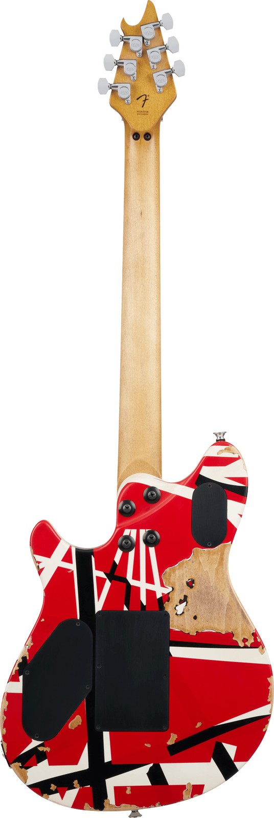 EVH Wolfgang Special SS LE Electric Guitar, Ebony, Aged Red Black And White