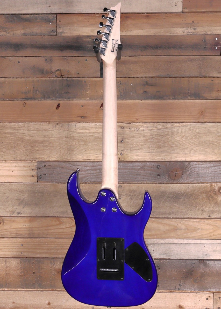 Ibanez GRX70QAL Left-Handed Electric Guitar Transparent Blue Burst