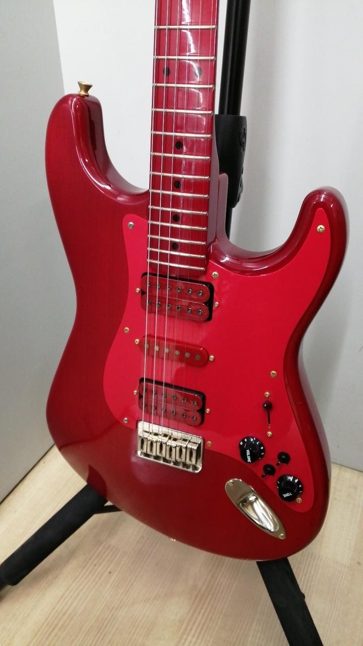 [BILL] LAWRENCE BL3M-55G Used Sen body Maple neck Maple fingerboard Red