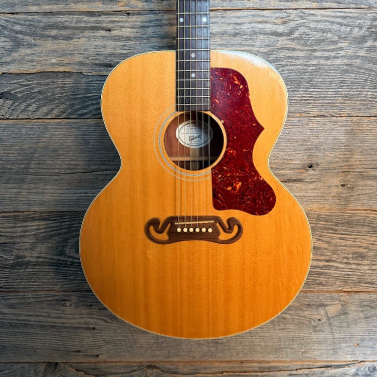 Used Gibson ’07 SJ-100 Jumbo Acoustic-Electric – Natural w/OHSC