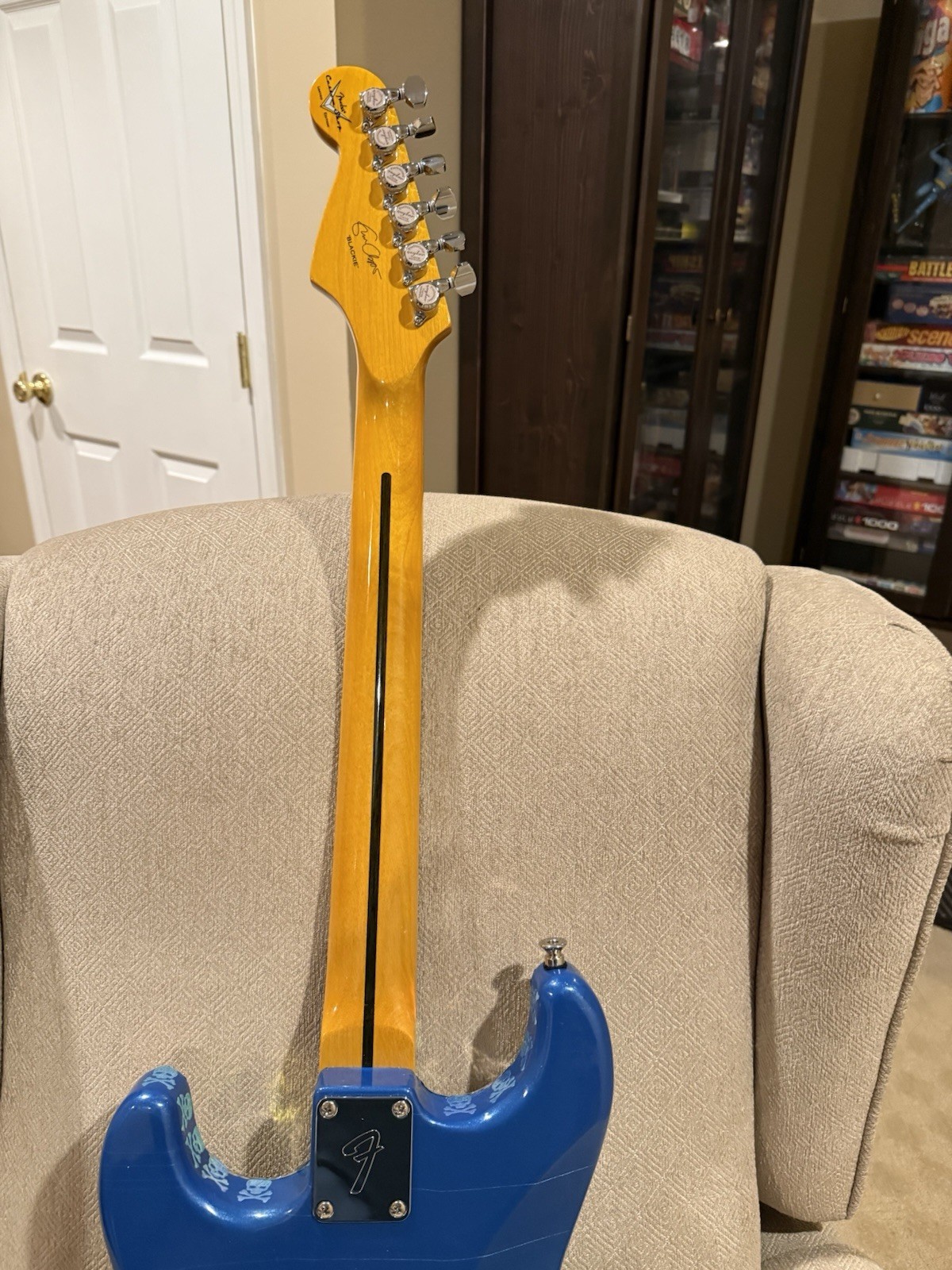 Stratocaster Electric Guitar W/Fender S-1 Switch, Locking Tuners And Gig Bag