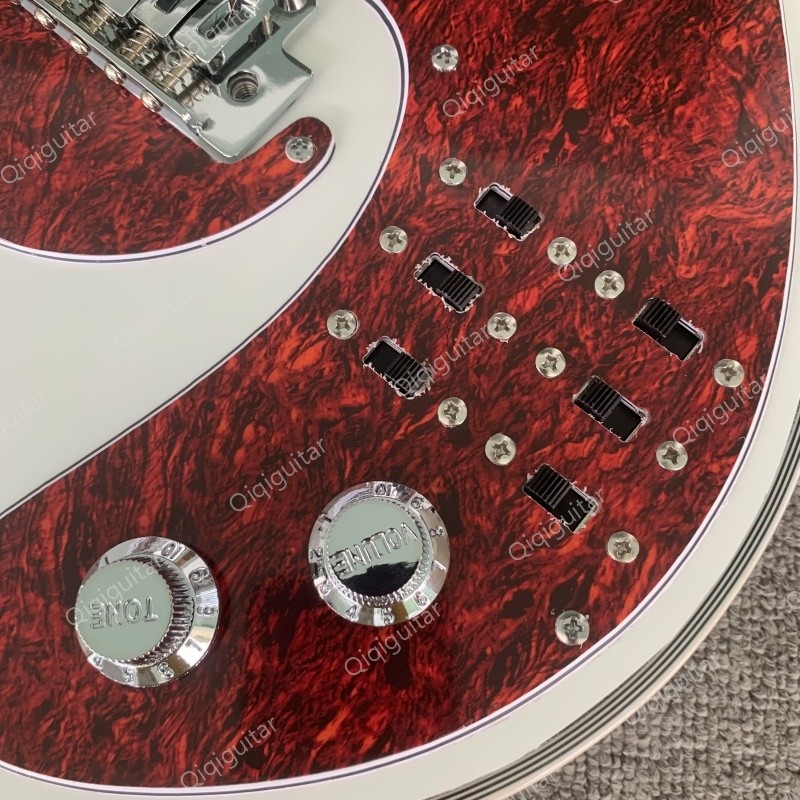 Unbranded Solid Body Electric Guitar Gloss Finish Rounded Fret C Neck In Stock