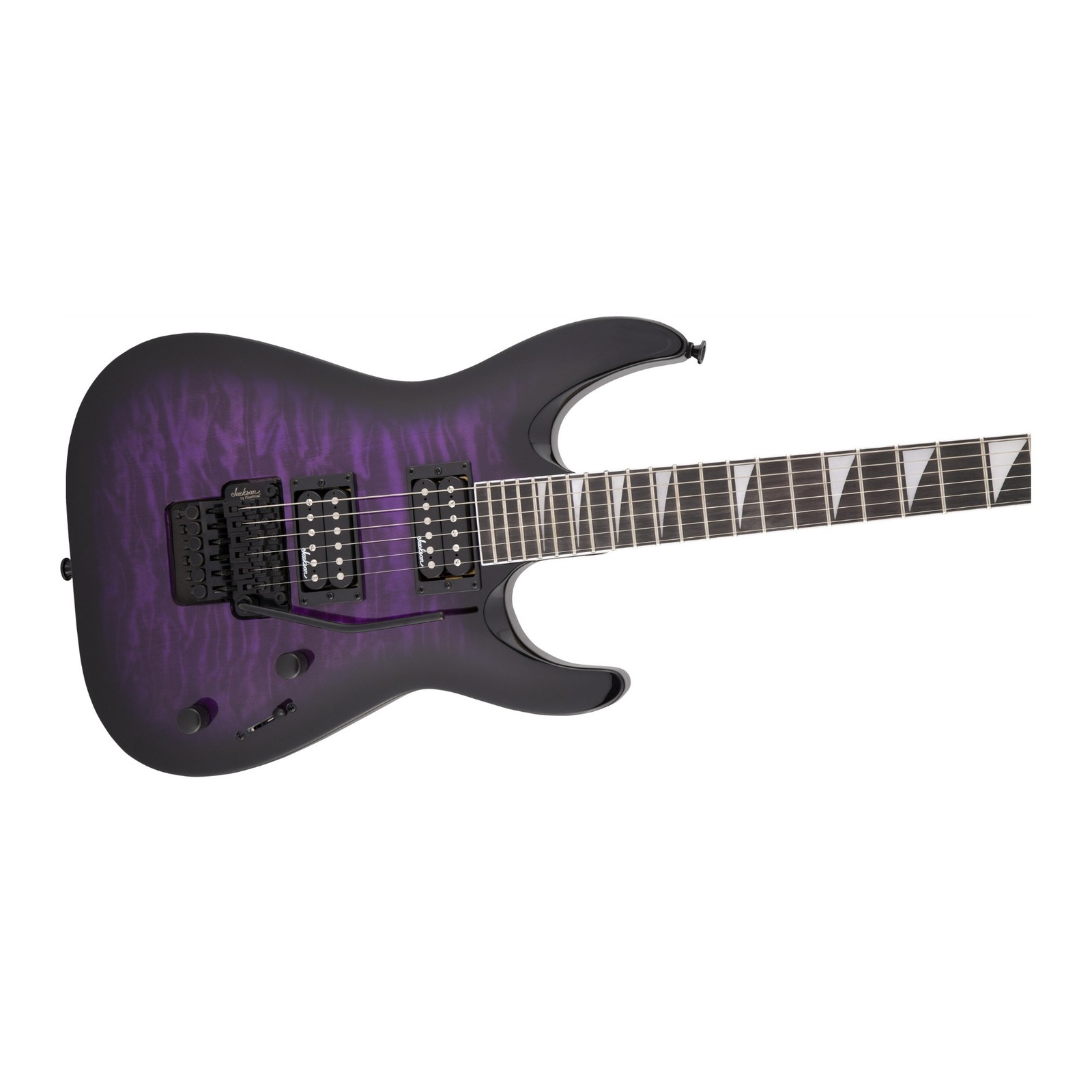 Jackson JS Series Dinky Arch Top JS32Q DKA 6 String Electric Guitar (Purple)