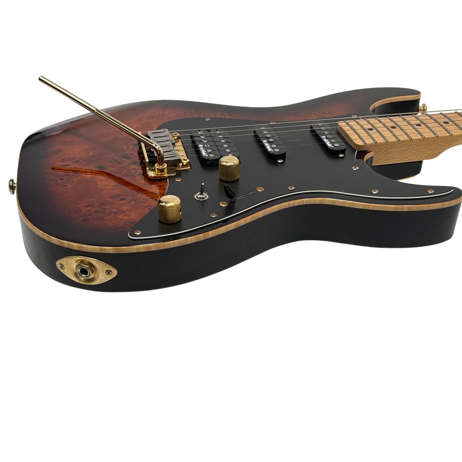 Michael Kelly Custom Collection 60 HSS Burl Burst Six String RH Electric Guitar
