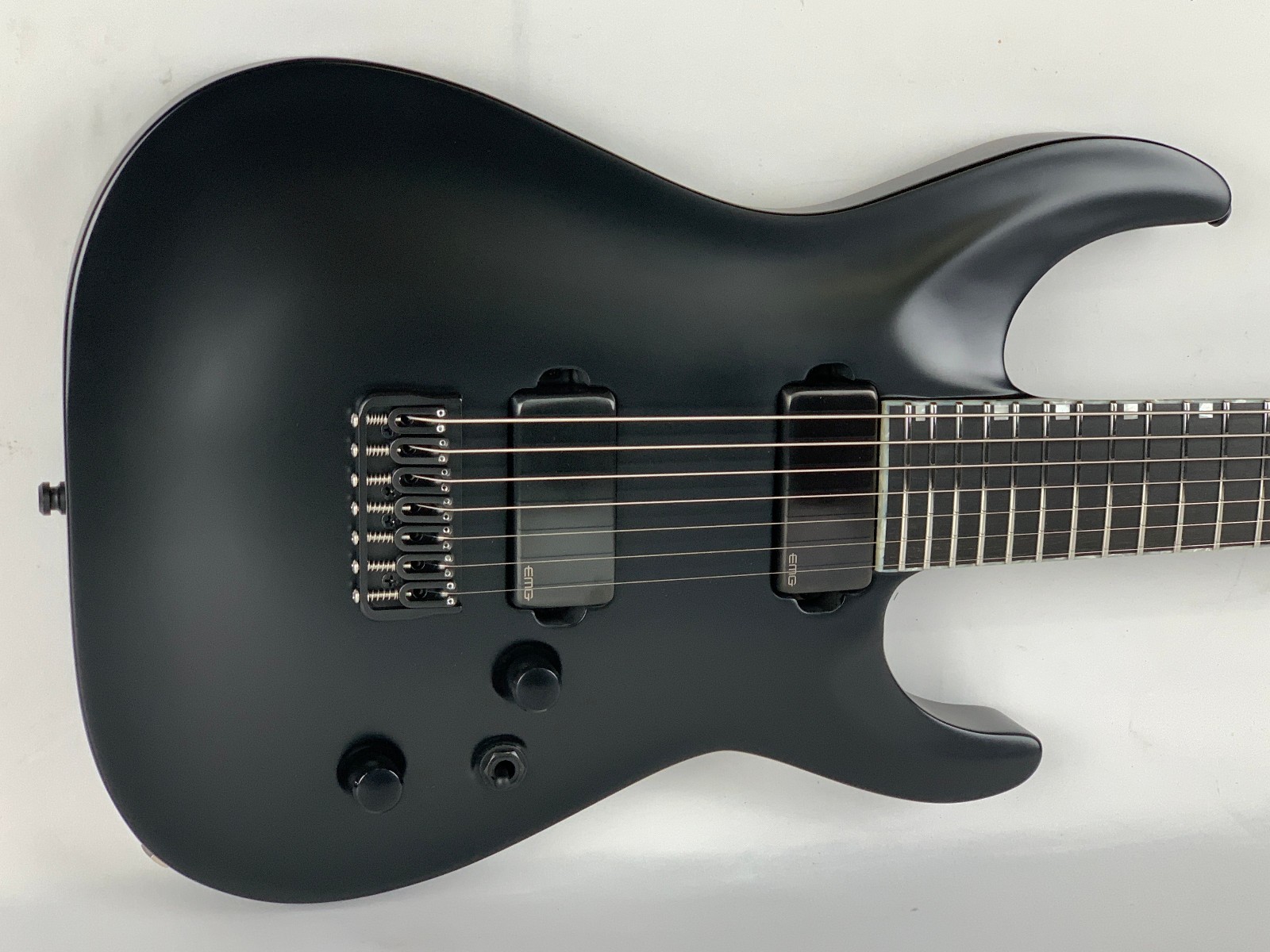 ESP E-II Horizon NT-7B Hipshot Black Satin HS BLKS Electric B-Stock + Case NT7B