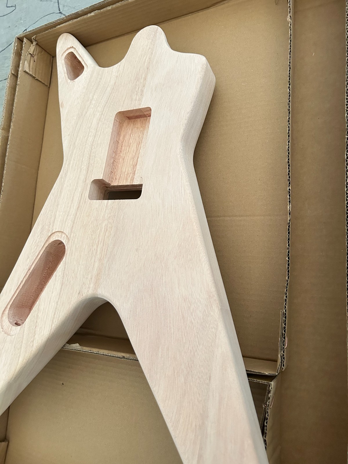 Diy Electric Guitar Kit Dimebag ML Style Mahogany Body Rosewood Fretboard