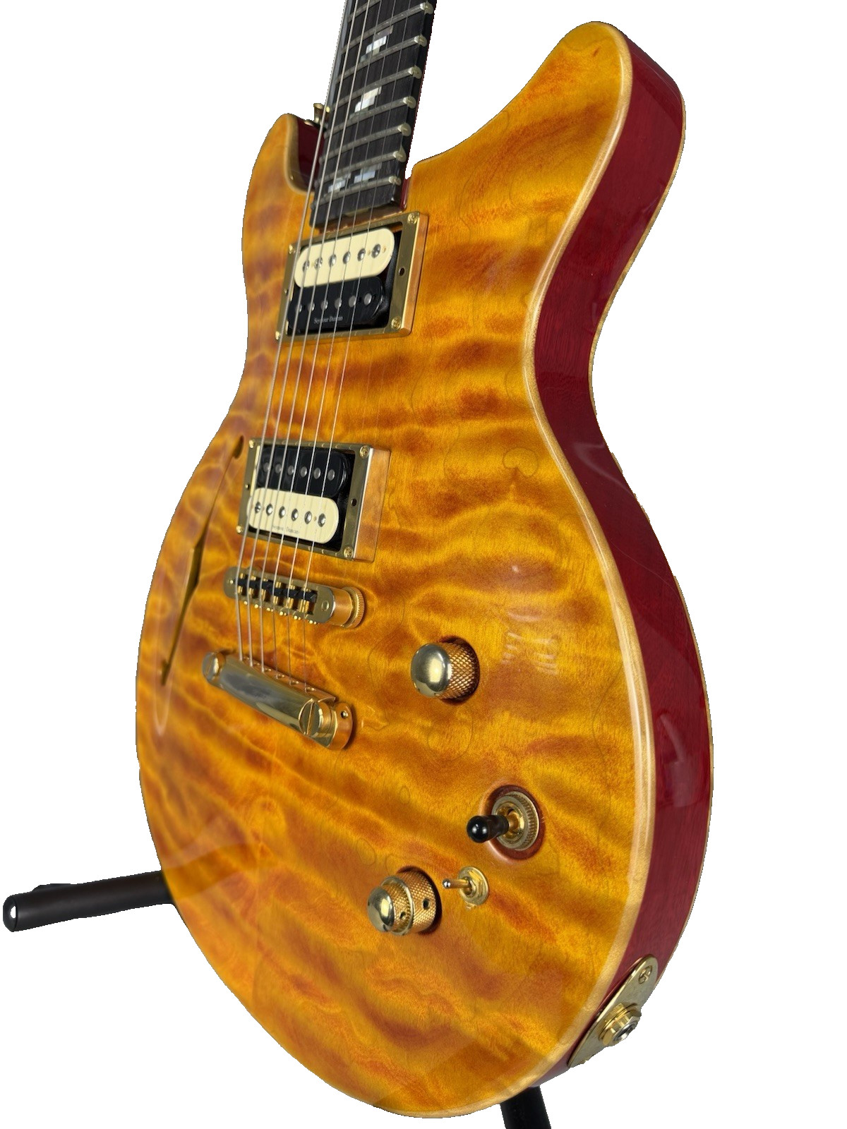 *Very Rare*Ed Roman Guitars: Jaros Bluzeman Plus Hellfire Custom W/Hard Case