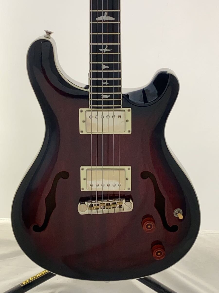 Prs Paul Reed Smith Se Hollowbody Standard/Fire Red Burst/2020/White Cloudy Pain