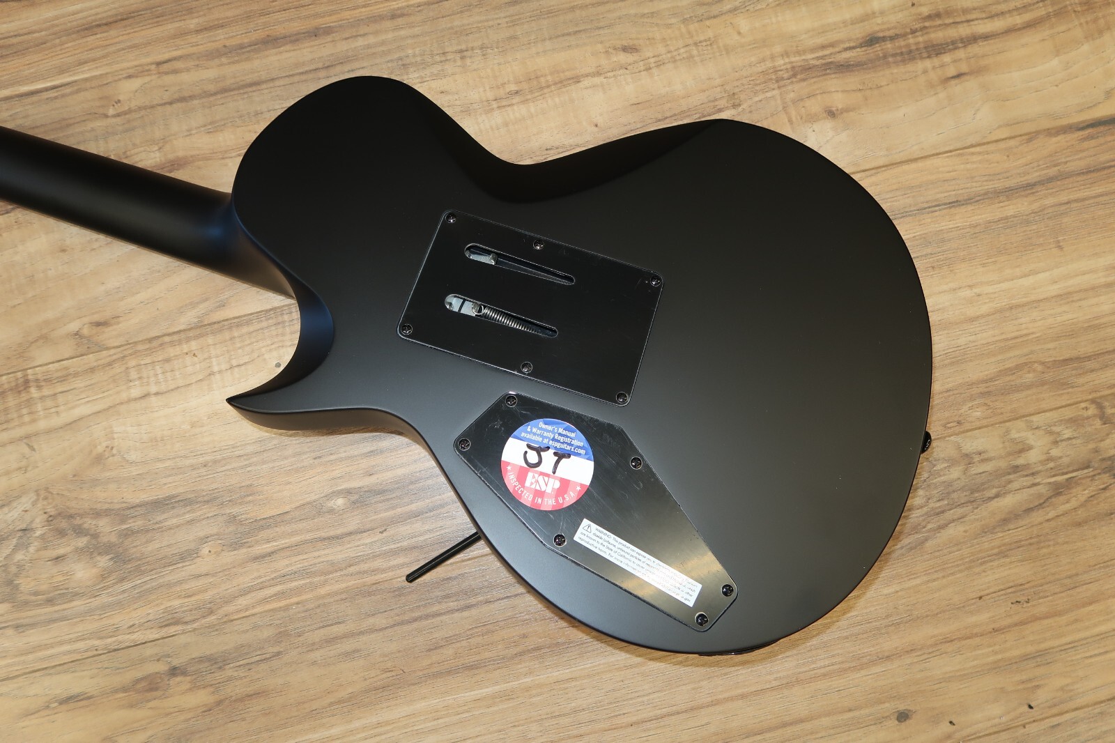 ESP LTD EC-FR Black Metal Electric Guitar – Black Satin