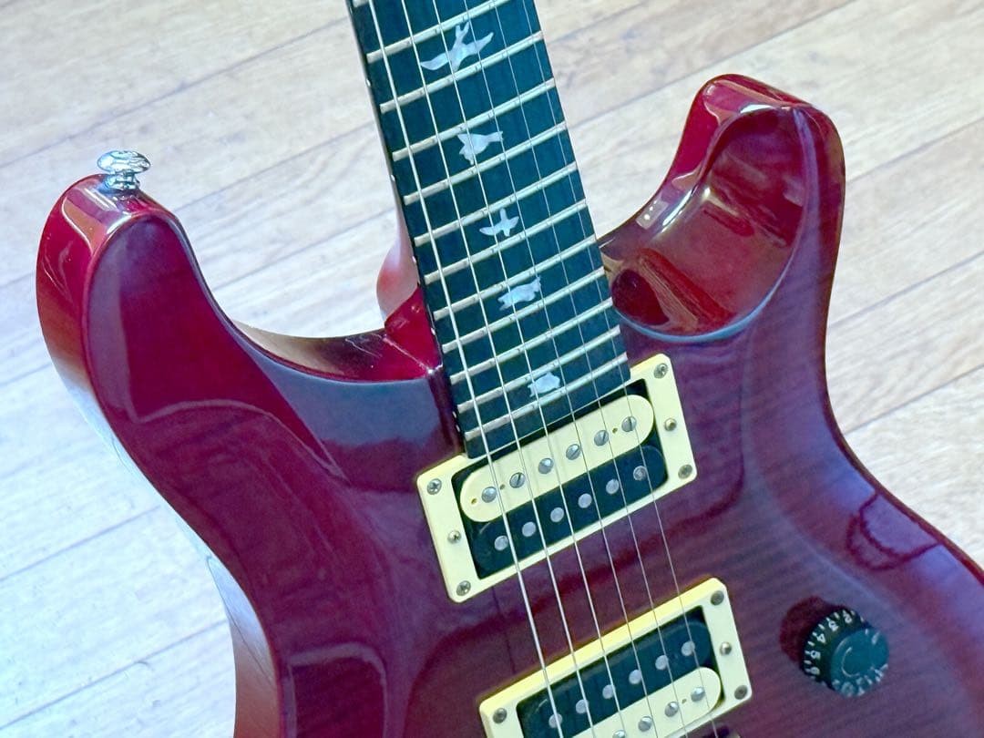 PRS SE CUSTOM 24 Black Cherry Safe packing!