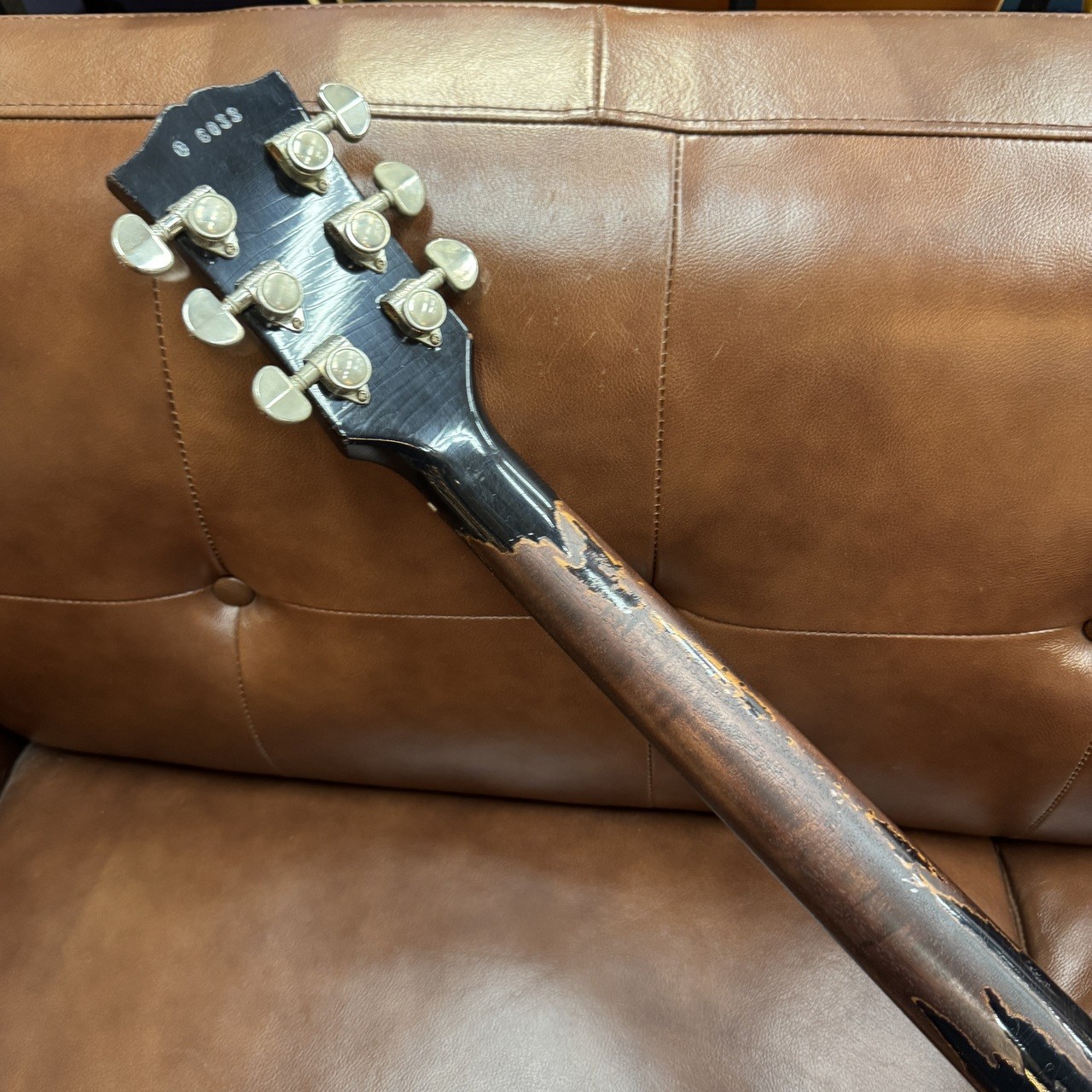 Gibson Custom Shop Murphy Lab 1960 Les Paul Special DC Ebony Over Oxblood Ultra