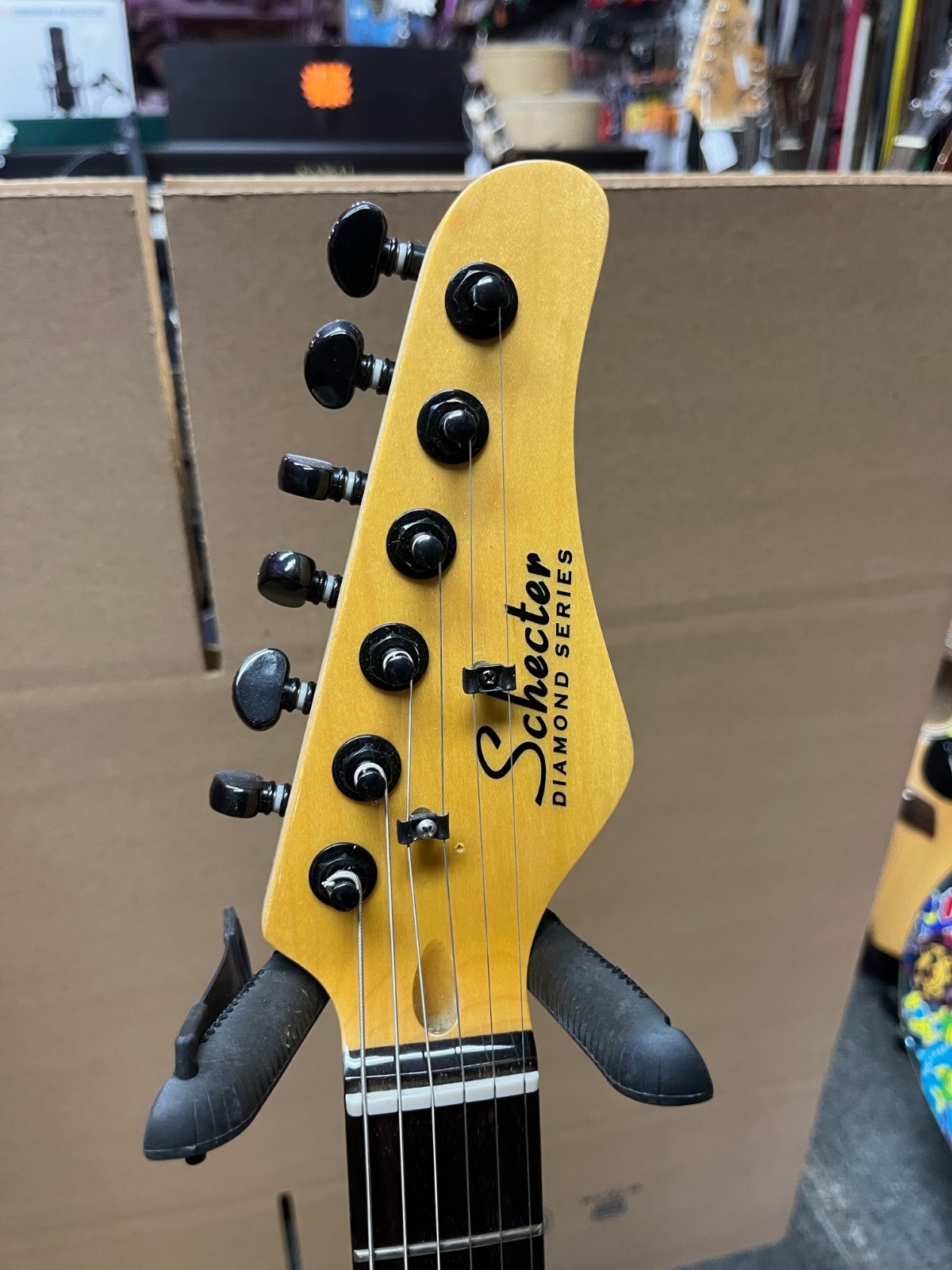 Schecter Diamond Series Tele Style HH Guitar (Black)