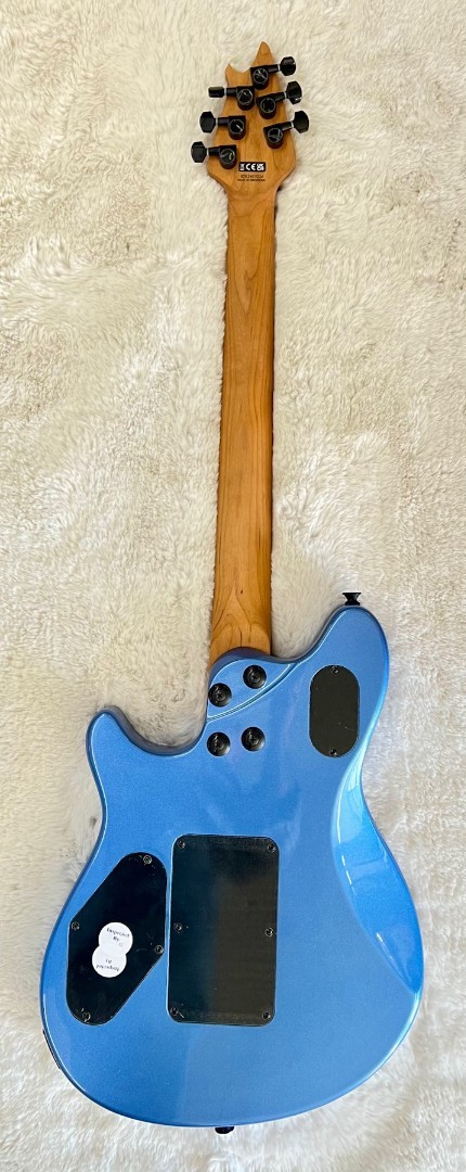 EVH Wolfgang Standard Electric Guitar, Baked Maple Fingerboard, Pelham Blue