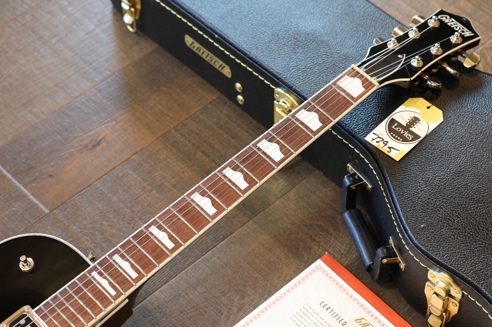 Gretsch G6128TDS-PE-BLK Player’s Edition Jet DS Black w/ Bigsby + COA OHSC