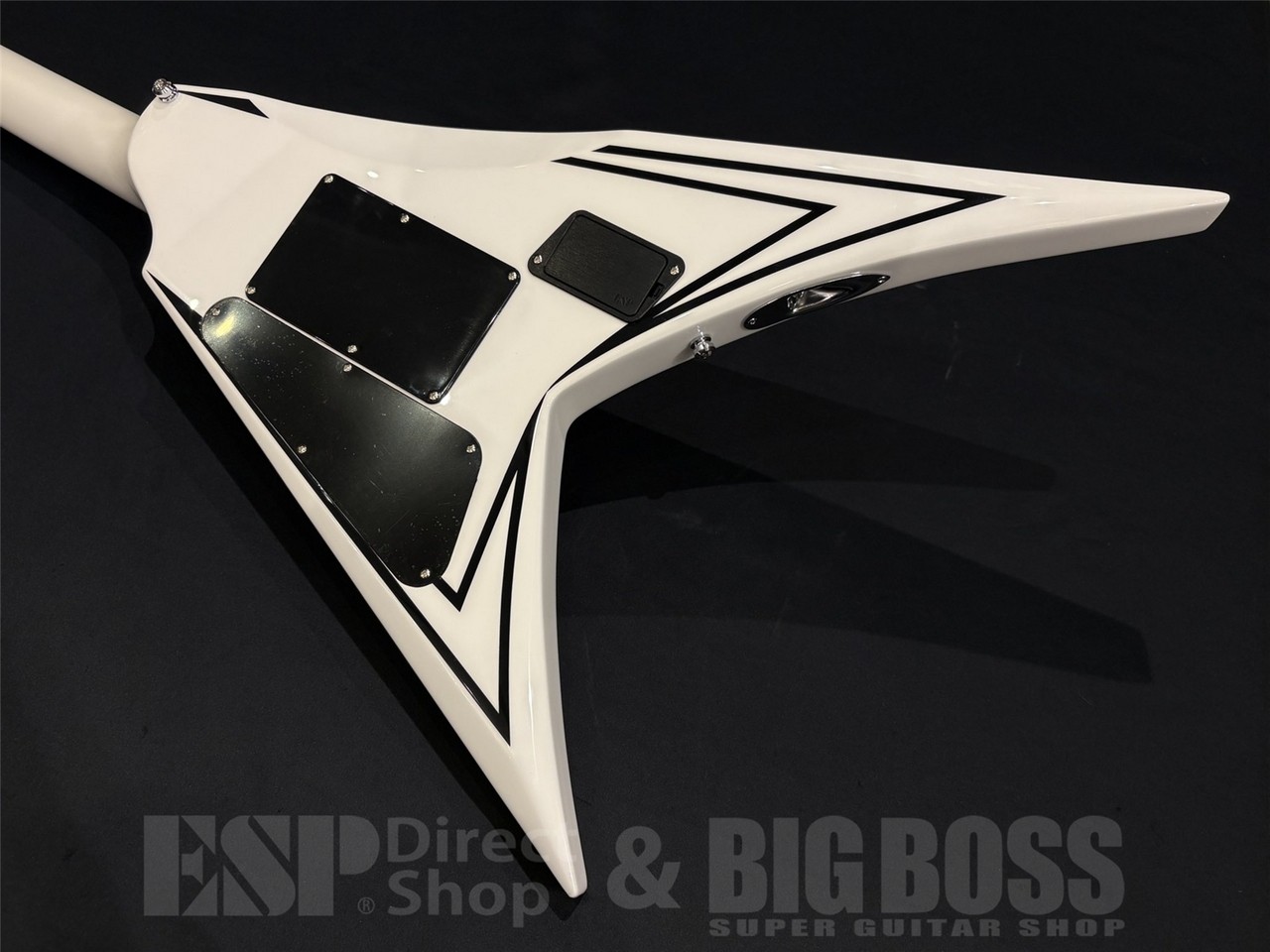 E-II SV White w Black Stripes