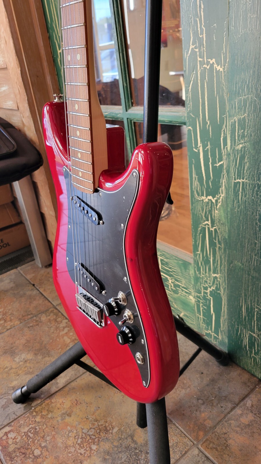 Fender Player Lead II Electric Guitar in Crimson Red Transparent