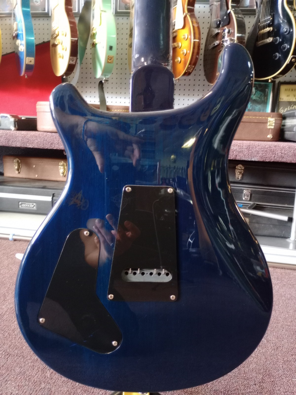 PRS Santana SE 1ST Year prod. 2000 Translucent Royal Blue w/Gig bag *FREE SHIPPI