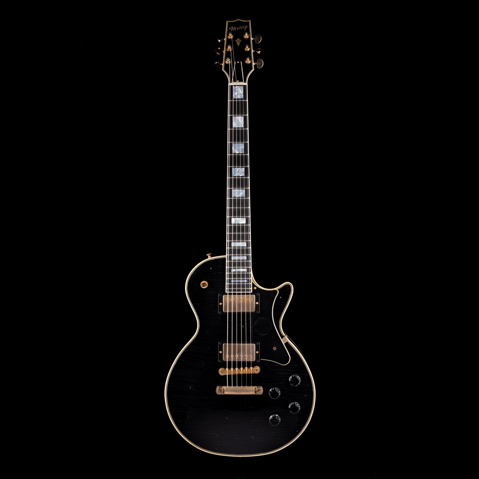 Heritage Custom Shop Core Collection H-157 Mahogany Top Artisan Aged Ebony with