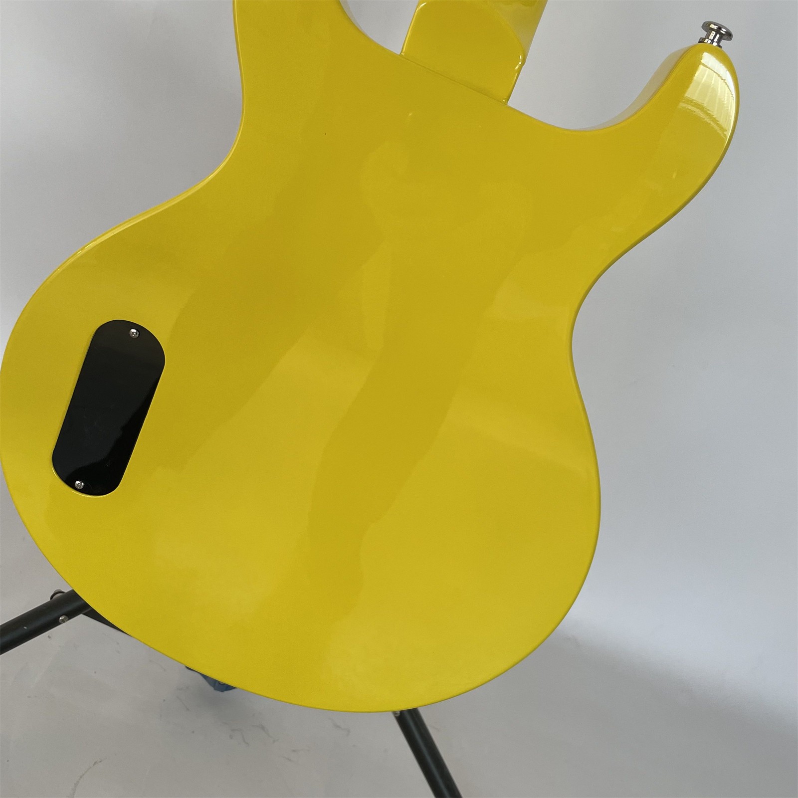 Electric Guitar Solid Body P90 Pickup Junior Yellow Mahogany Rosewood Fretboard