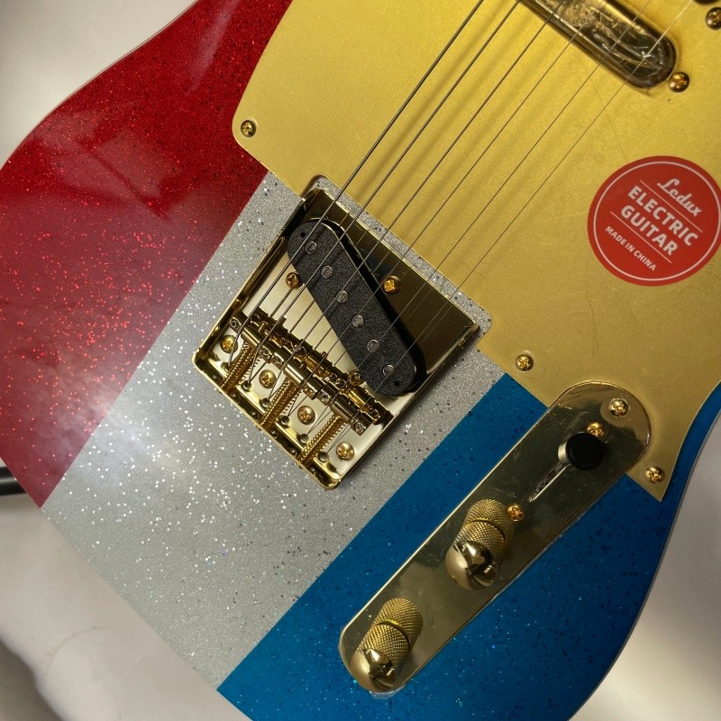 Solid Body Electric Guitar Bone Nut Stainless Rounded Fret Gold Free Shipping
