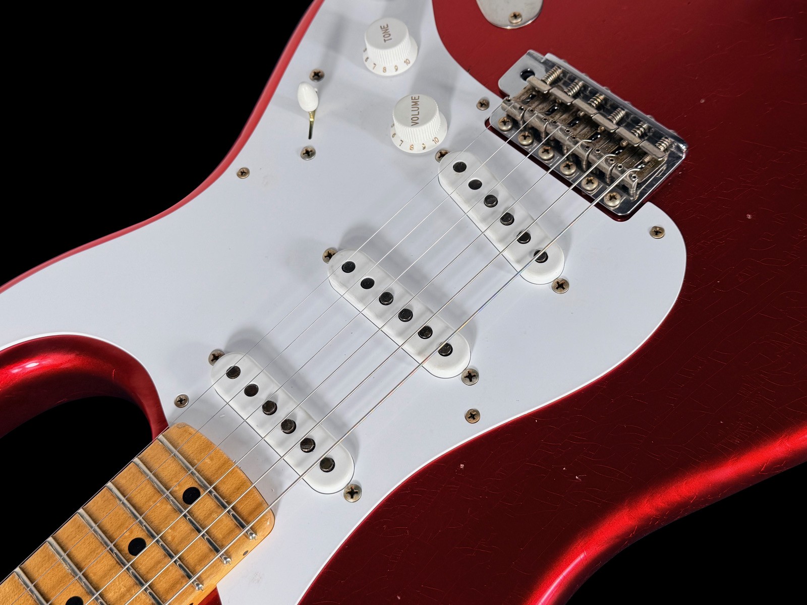 2025 FENDER STRATOCASTER 54 CUSTOM SHOP JOURNEYMAN 70TH ANNIV ~ CANDY APPLE RED