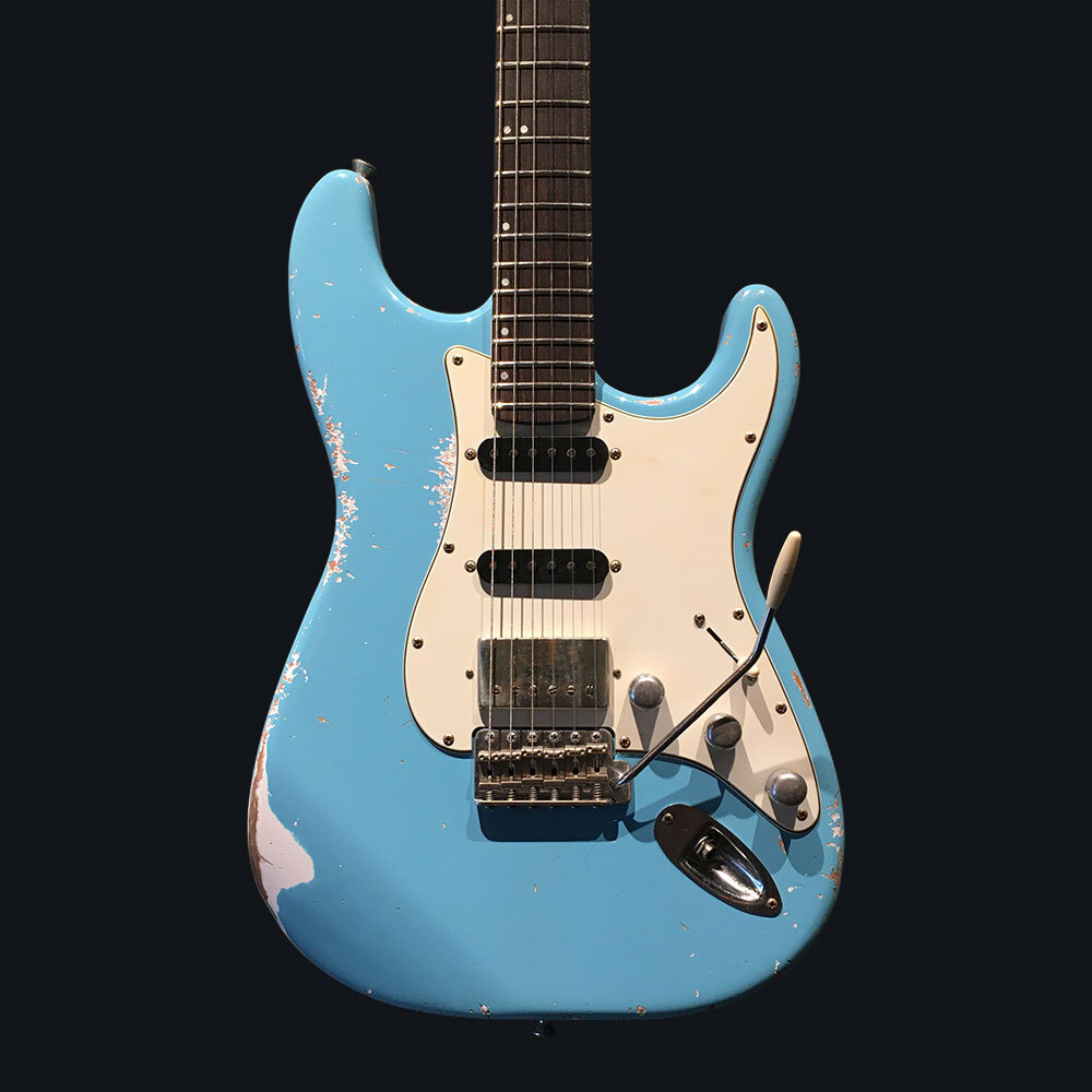 Franchin Mercury guitar 100% NITRO relic aged alder S-type *MADE TO ORDER
