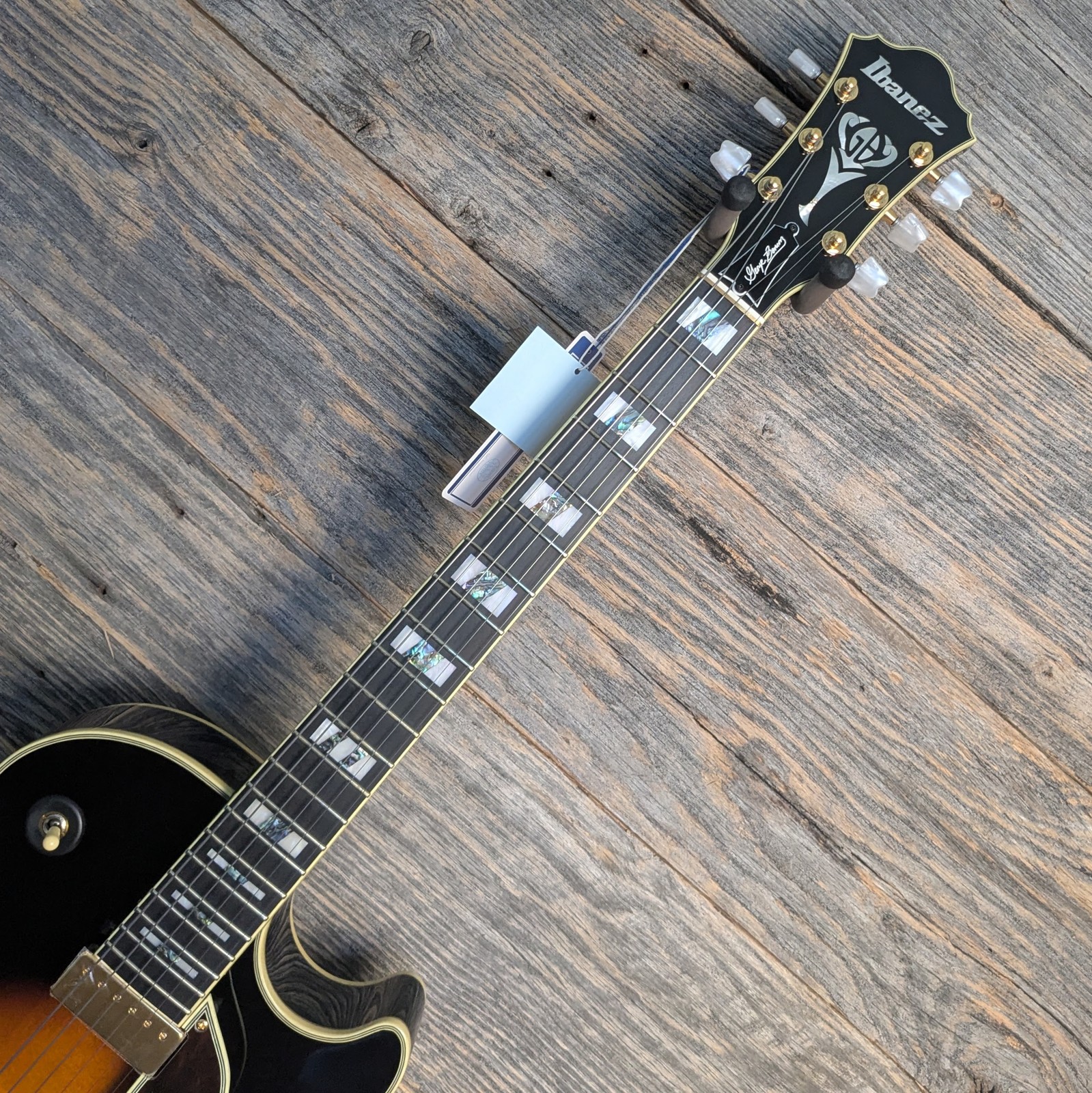 Ibanez GB10BS George Benson Signature Guitar w/Case – Brown Sunburst