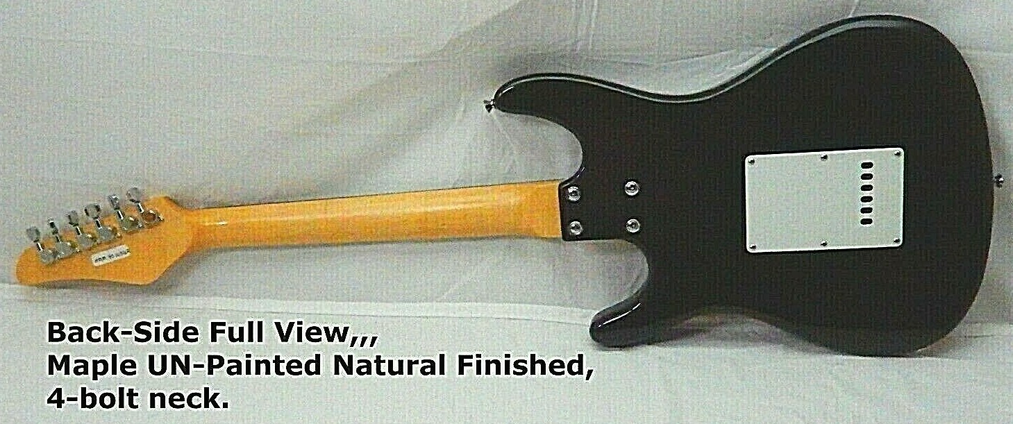 Assassin electric guitar, USED GE39 BGuitars, with NEW MBTEGCW1 Hard Shell CASE