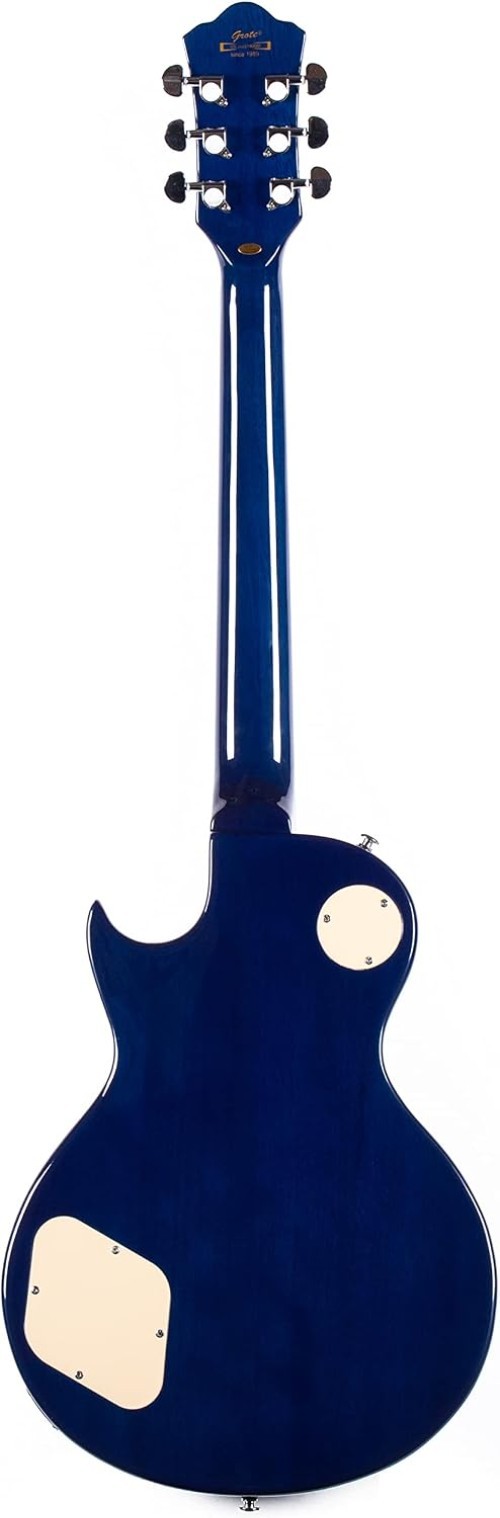 Blue 7-String Electric Guitar with Gigbag LPYS-006