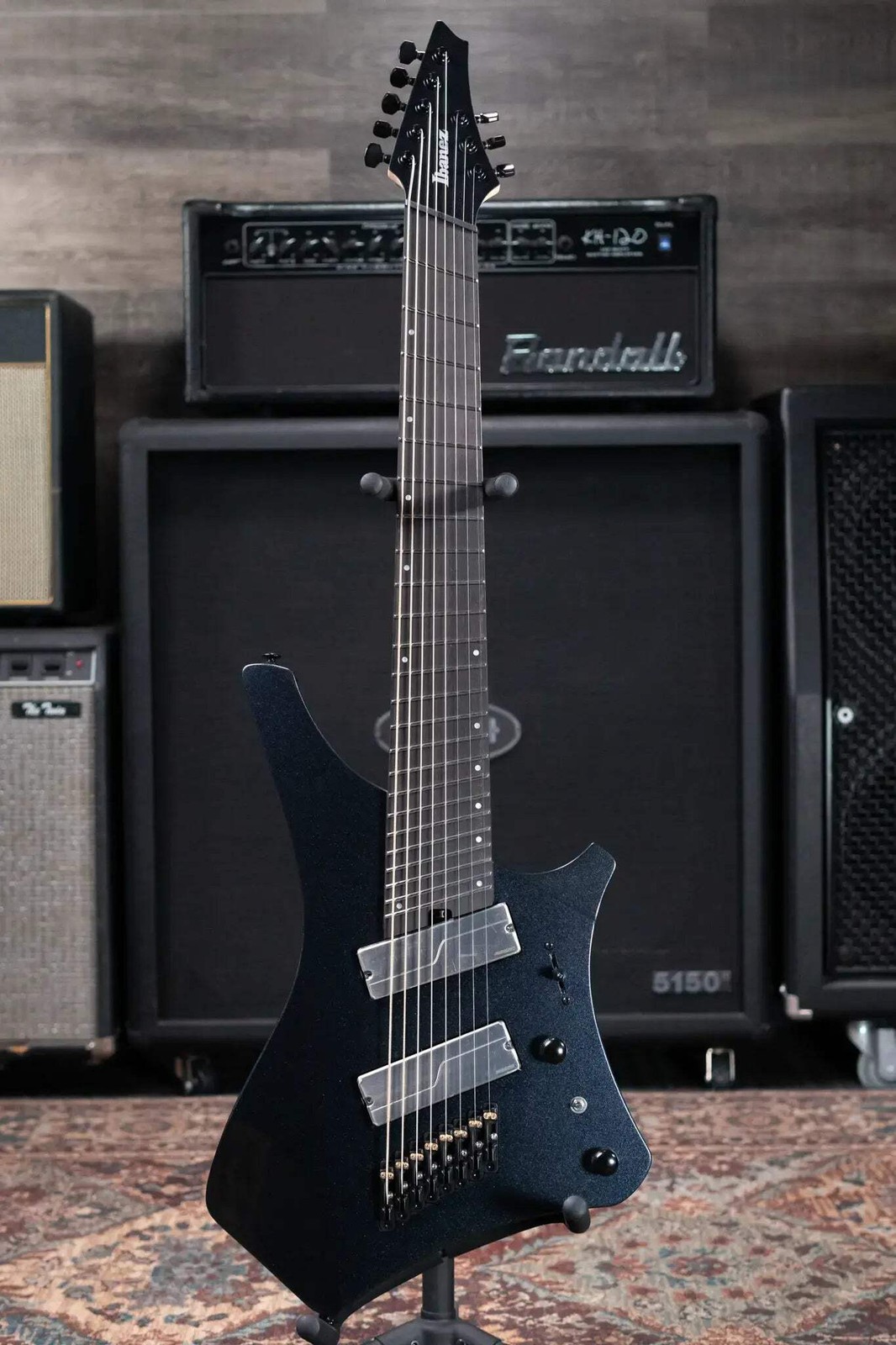 Ibanez Alpha A528 Multi-Scale 8-String Electric Guitar – Iron Pewter