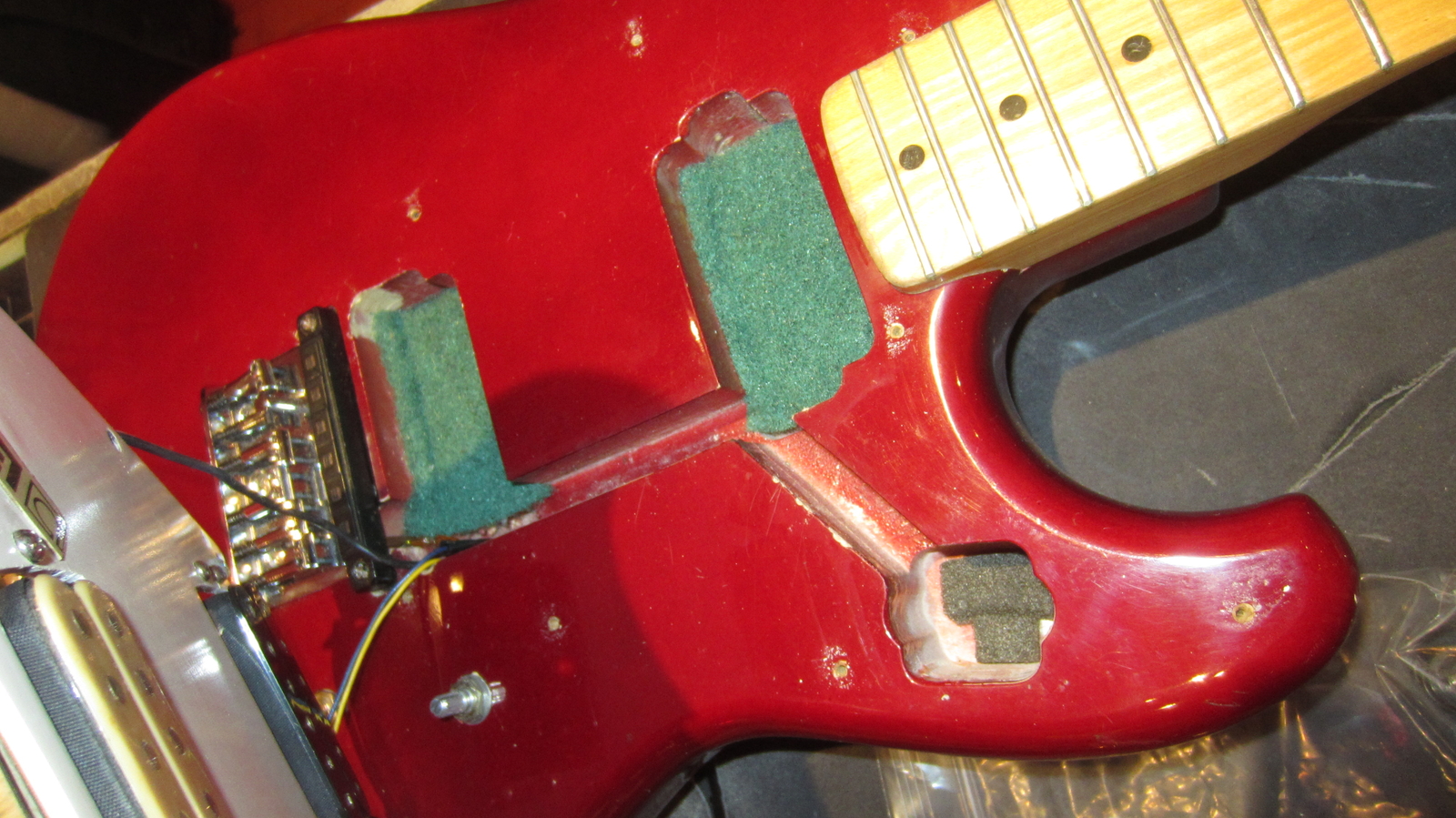 ~1985 Roland G-202 GR Synth Electric Solid Body Guitar Red