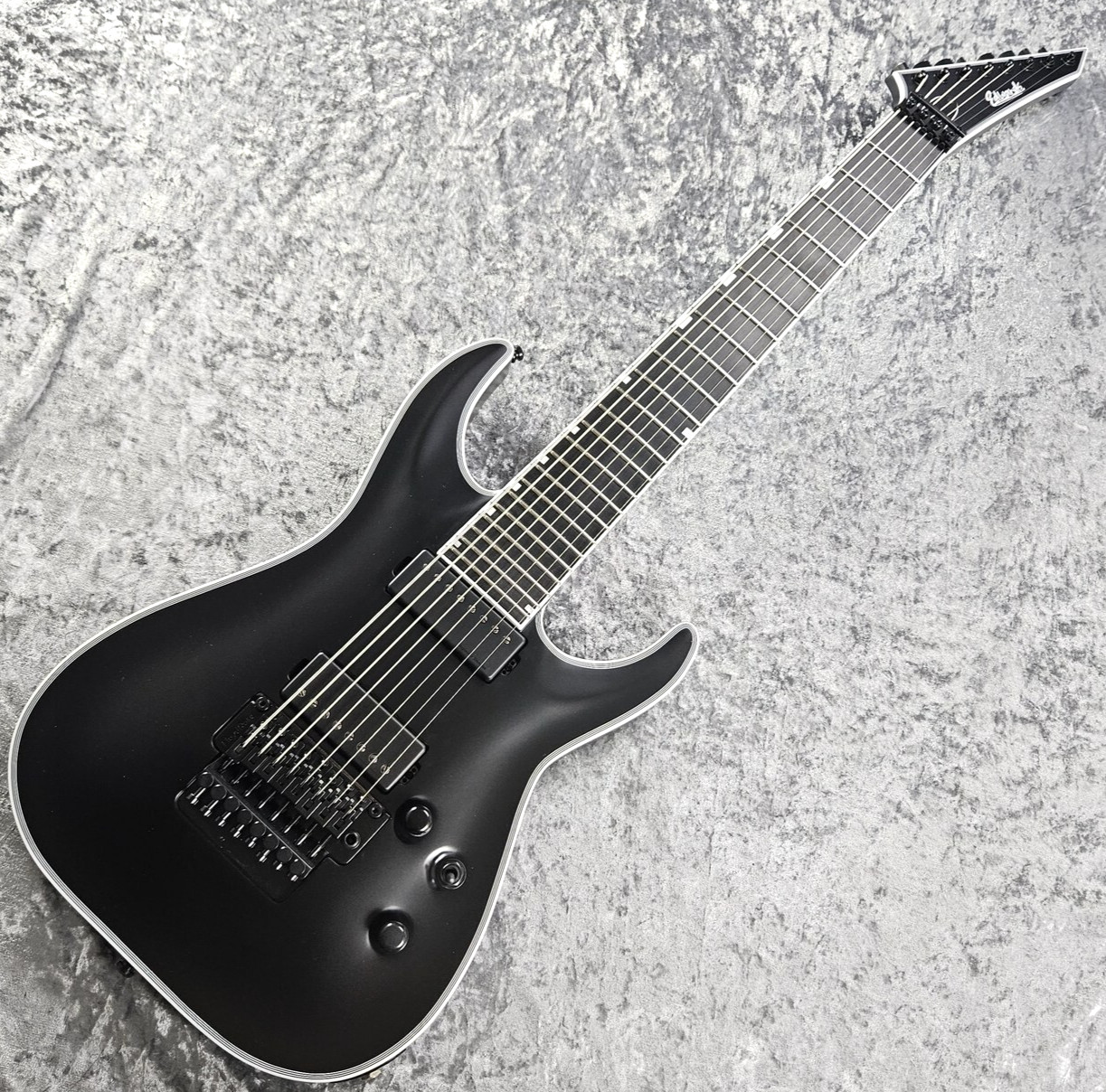 EDWARDS E-HORIZON-8 FR Black Electric Guitar From Japan