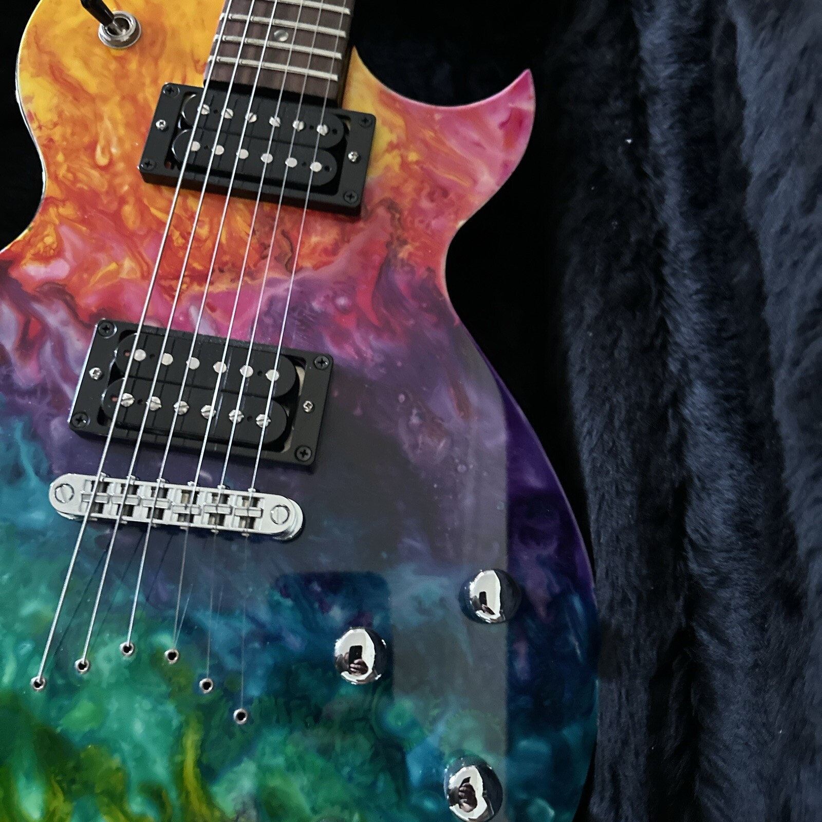 GMP® Guitars Pawn Shop® Special Rainbow Graphic by Dan Lawrence DRL Graphics