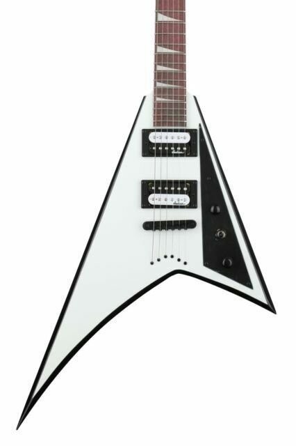 Jackson JS Series Rhoads JS32T – White with Black Bevels
