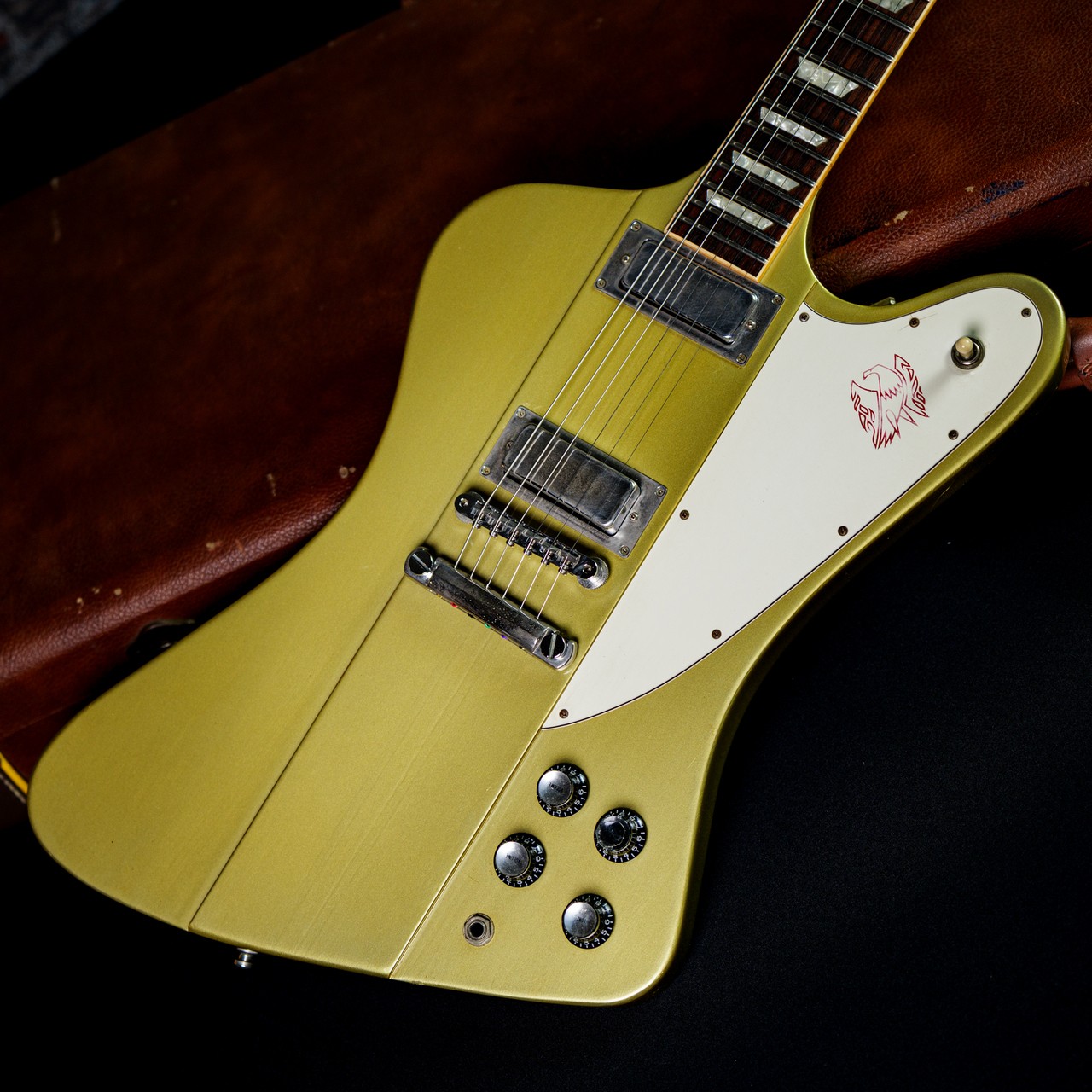 Gibson Custom Shop 1997 Firebird V Golden Mist Poly