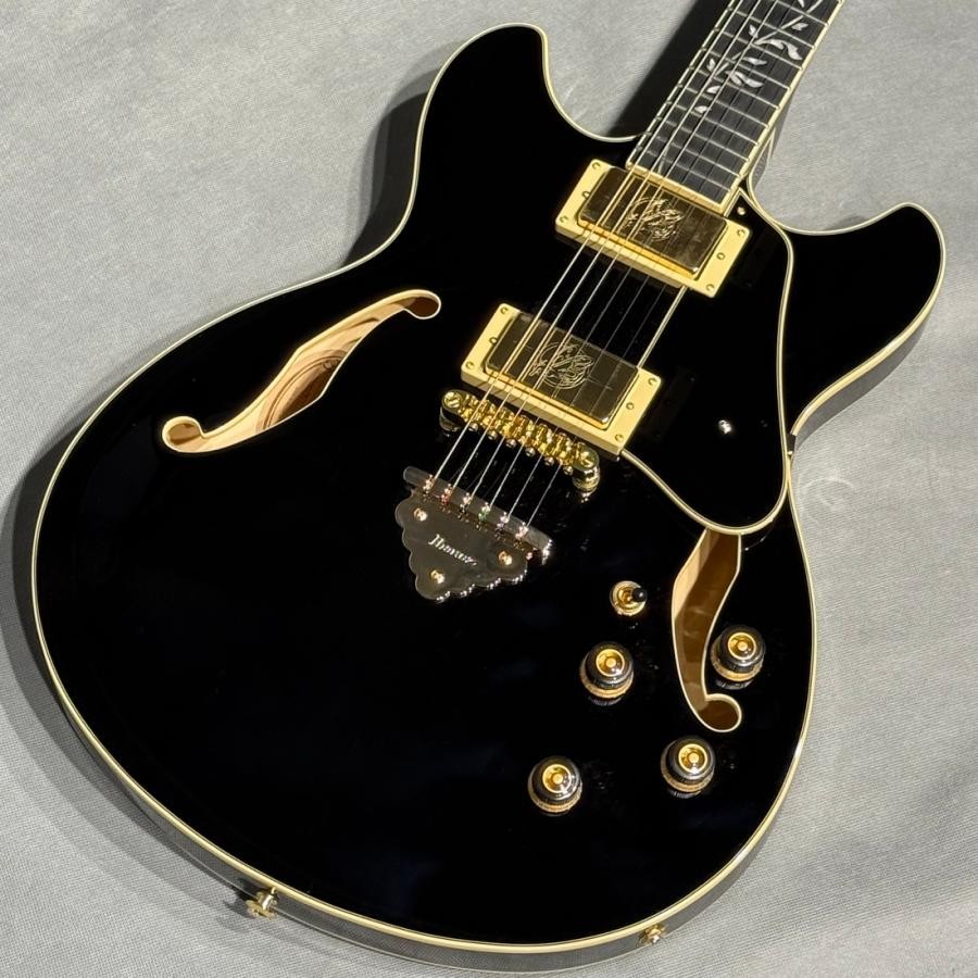 Ibanez AS93SP-BK Artcore Expressionist Black Semi-Hollow with gig bag