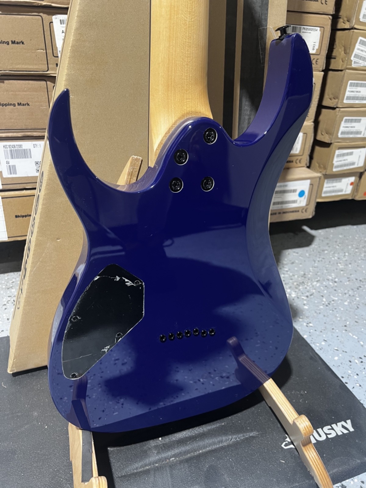 Ibanez Gio GRG7221QA Electric Guitar – Transparent Blue Burst