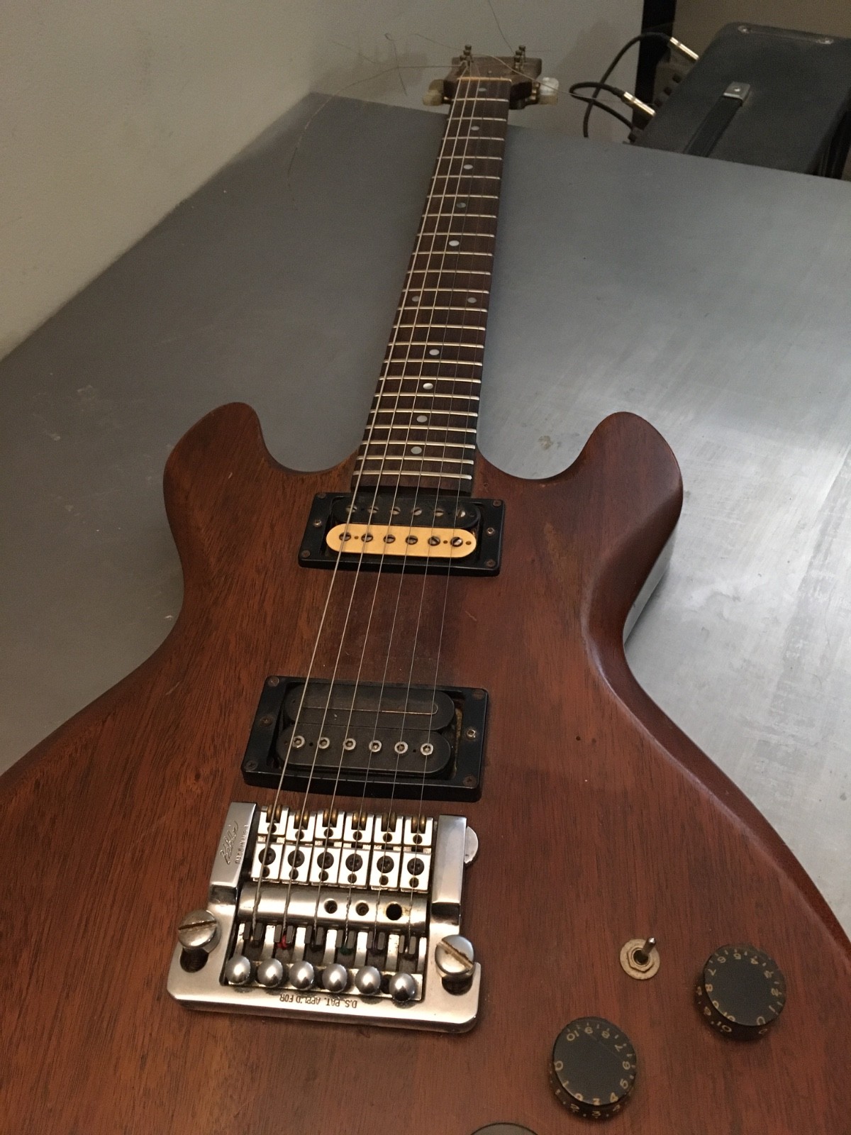 1980 Gibson Firebrand 335s Natural Mahogany