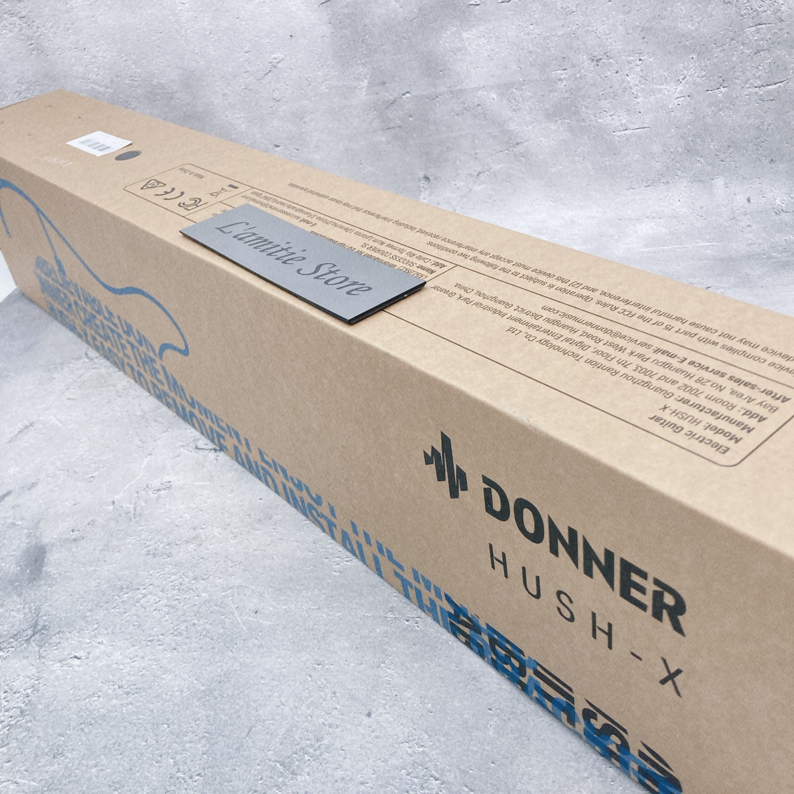 Donner HUSH X Electric Guitar Kit – Featherlight Travel Guitar with Easy