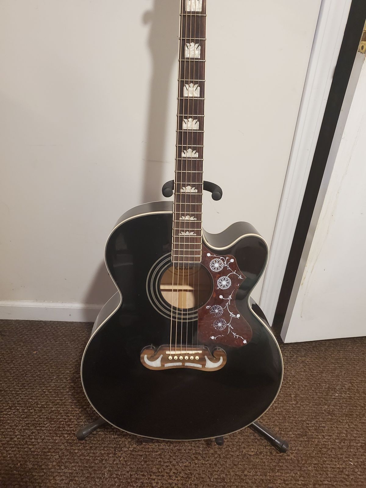 Epiphone EJ200SCE Super Jumbo 2010 – 2020 – Ebony