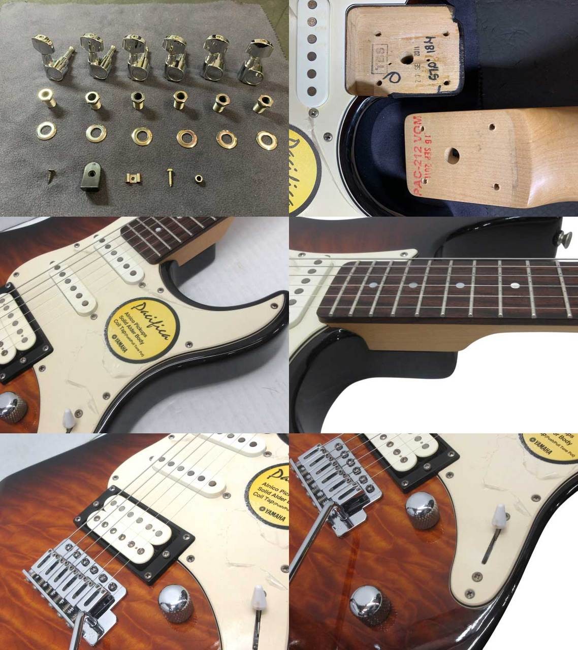 YAMAHA PACIFICA / PAC212VQM / Tobacco Brown Sunburst / 2011 (no251128)