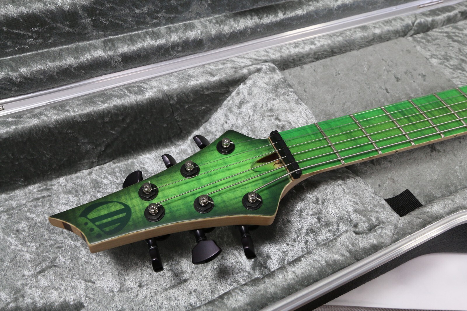 Overload Guitar Custom Raijin 6 6-String Acid Green Finish Exotic Wood New Other