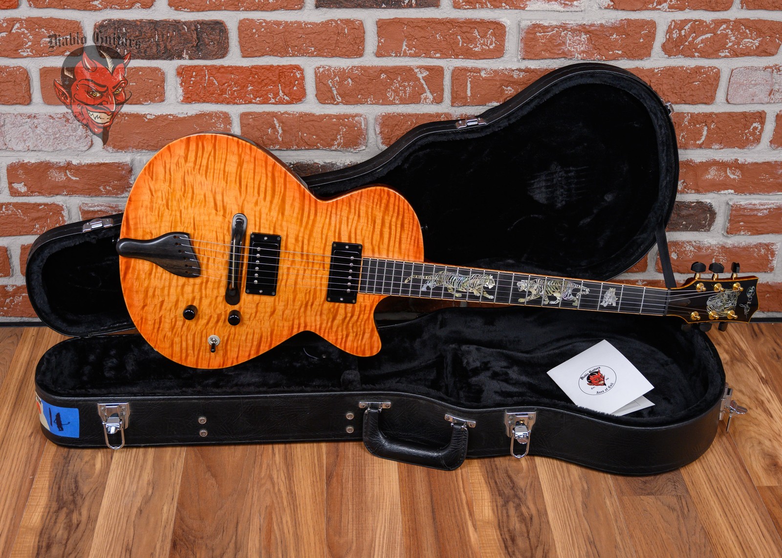 Bolin LP Flame Maple Top Cherry Burst Natural Late 1990’s w/OHSC