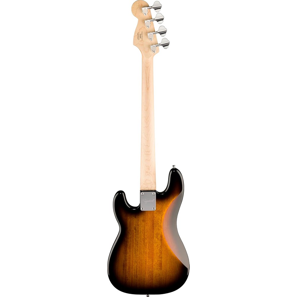 Fender Squier Mini Precision Bass 2-Color Sunburst Bundle w/ Strap Cable