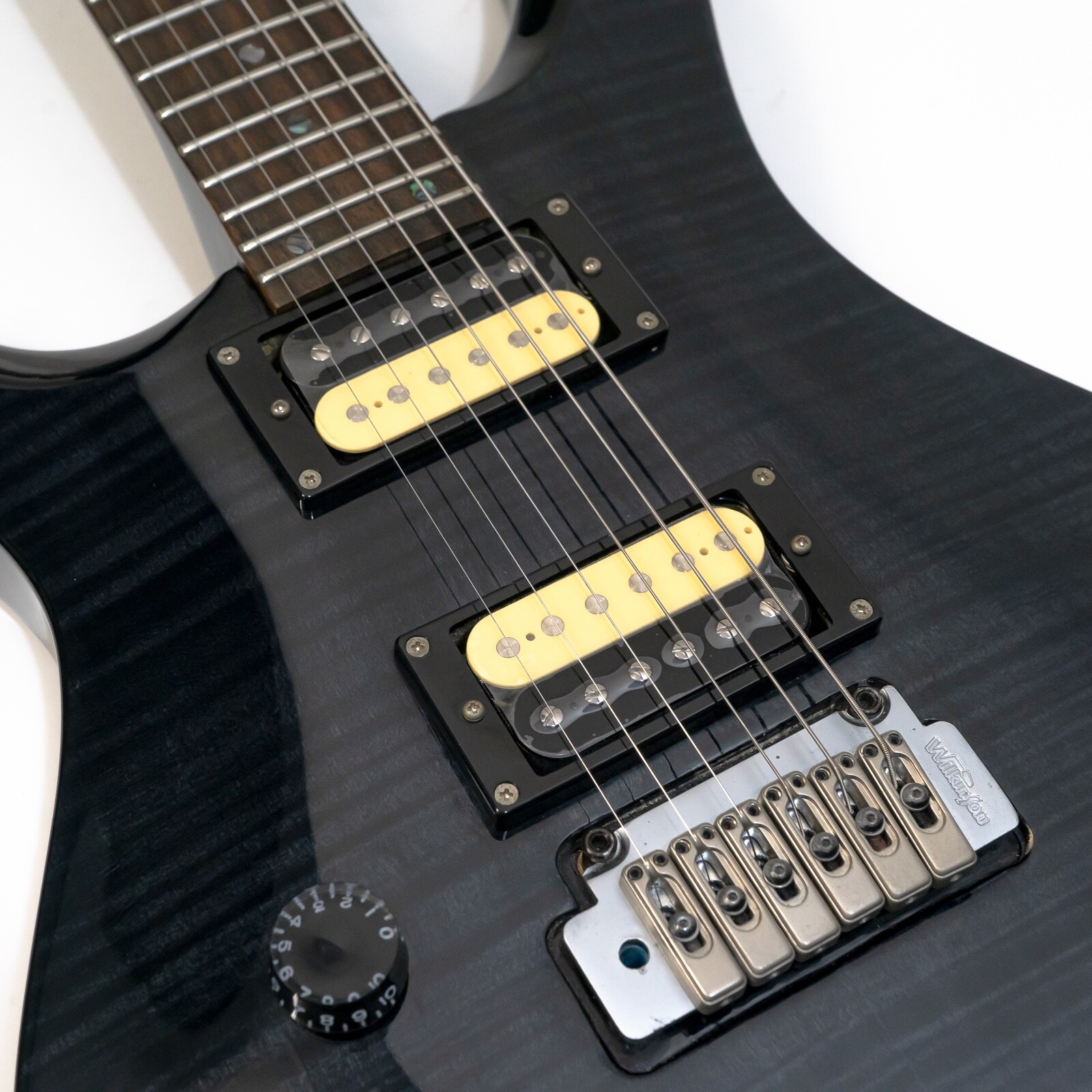 2012 Tokai LG50Q Electric Guitar – Lefty – Transparent Black