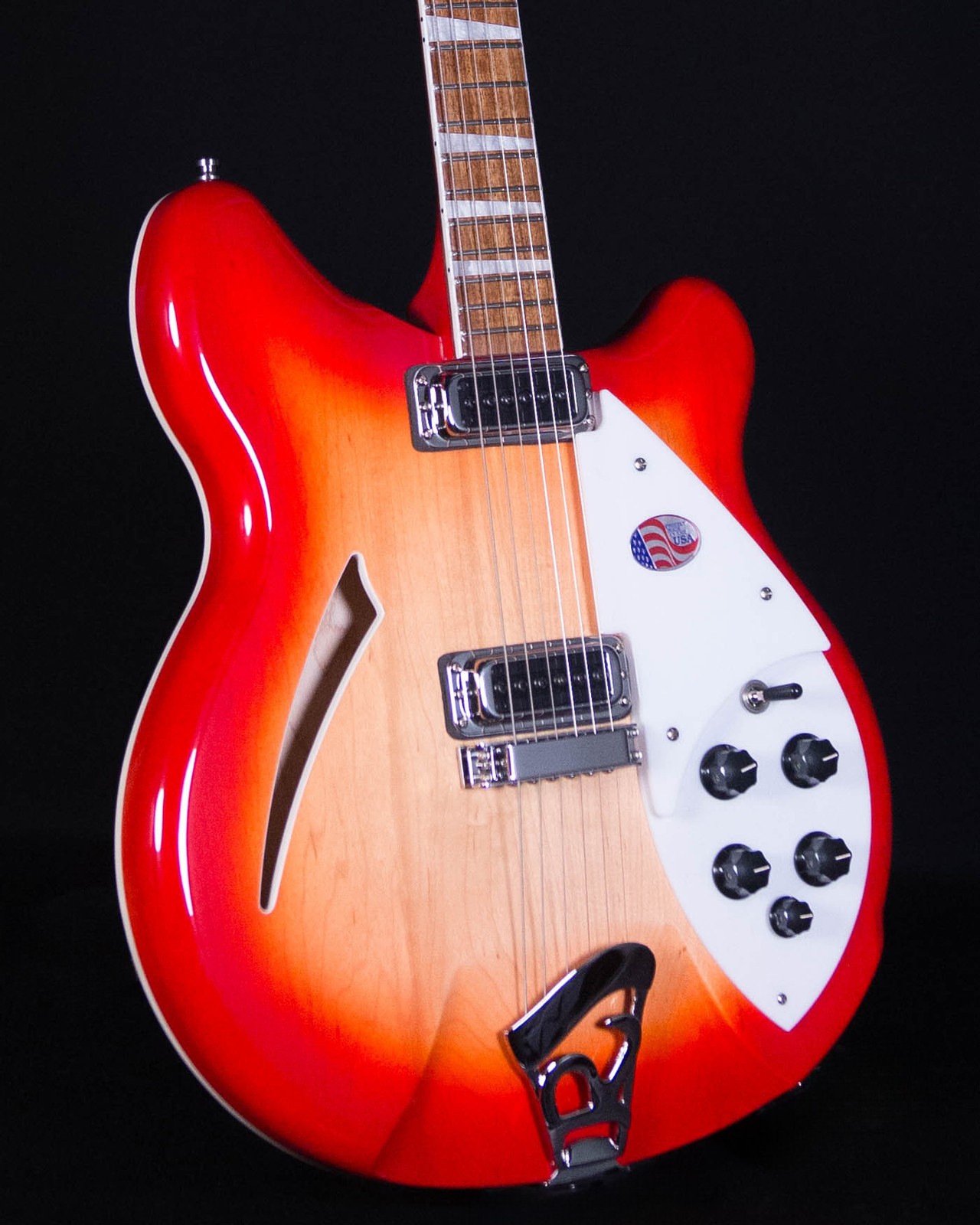 Rickenbacker 360 Semi Hollow Electric Guitar, FireGlo