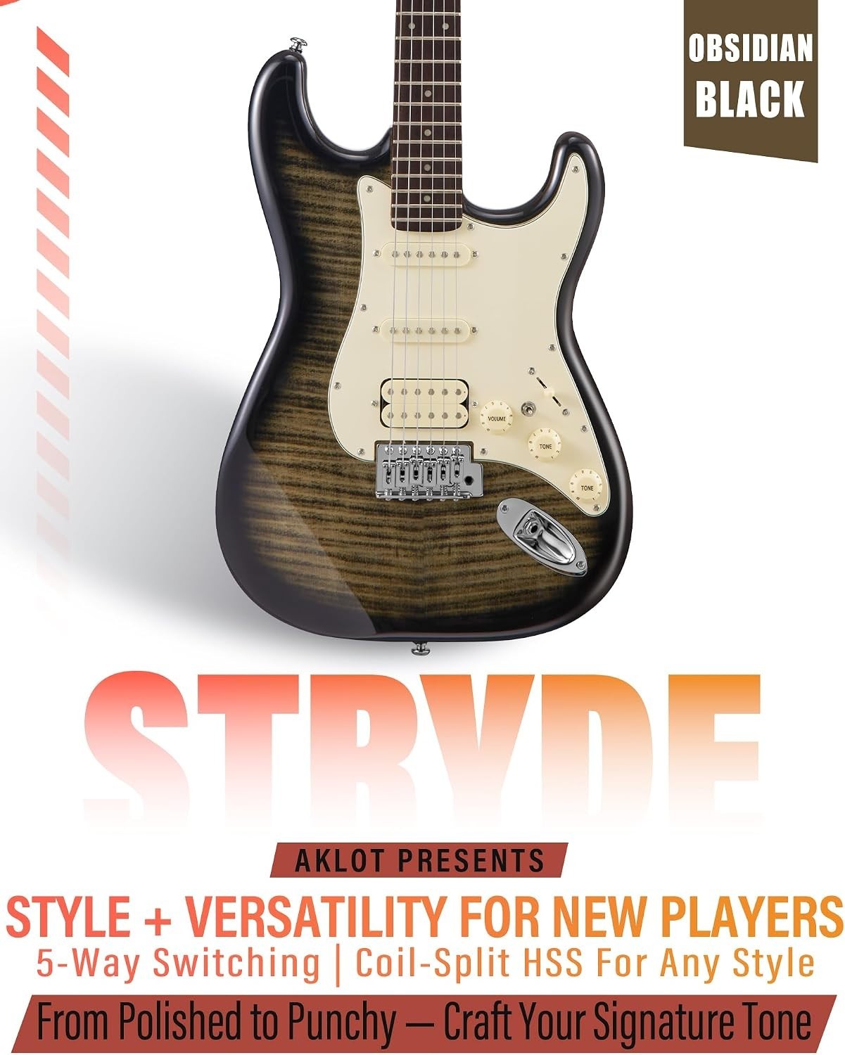 Stryde Electric Guitar Kit: Beginner Bundle
